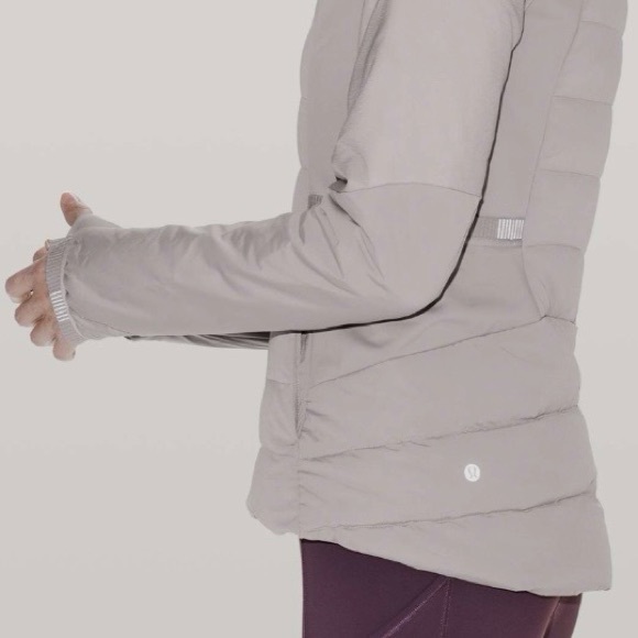 Lululemon Down For It All Jacket Dark Chrome 2 - Picture 3 of 10